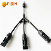 Risin สายเชื่อม MC4คอมไบเนอร์พลังงานแสงอาทิตย์ DC กันน้ำสำหรับ2.5mm2 4mm2สายเคเบิล6mm2ทน UV