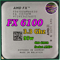 ซีพียู CPU AMD FX 6100 3.3Ghz Turbo 3.90GHz 6คอ 6เทรด Socket AM3+ / ฟรีซิลิโคน1ซอง