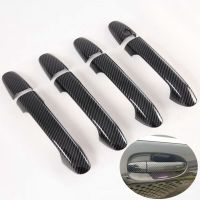 For Benz Vito W447 Metris Valente V-Class 2014-2020 Carbon Fiber Car Door Handle Cover Styling Stickers Accessories