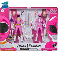 Power Rangers Hasbro Lightning Collection Mighty Morphin Pink Ranger และ Zeo Pink Ranger Figure Toy ต้นฉบับใหม่ในสต็อก