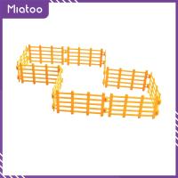 Miatoo รั้วของเล่นรั้วของเล่นขนาดเล็ก10ชิ้นสำหรับตกแต่งสวนเสายุ้งข้าวสำหรับสวมบทบาทในฟาร์มกลางแจ้งเกมรั้ว