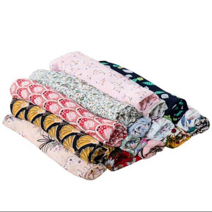 Flower Chiffon Print Fabric Designer Dress Fabric For Sewing Summer