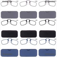 【steed】1Set Unisex Optics Presbyopic Nose Clip Reading Glasses Clear Lens 1.5/2.0/2.5