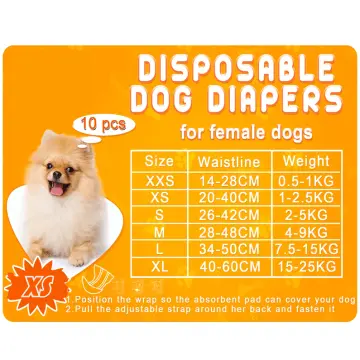 Buy Female Disposable Dog Diaper online Lazada .ph