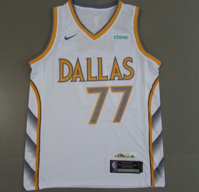 Ready Stock Hot Mens No 77 Luka Doncic Dallas Mavericks Swingman Jersey - White