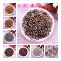4/6/8mm Jump Ring Single Loop Open Jump Rings Split Rings for Jewelry Necklace Bracelet Chain Connector Findings Connector 07
