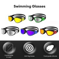 Professional Adult Anti-fog UV Protection Lens Men Women Swimming Goggles Eyewear Waterproof Adjustable Silicone Swim Glasses Goggles