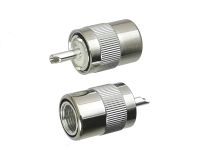 【LZ】✶  Conector de acoplamento parafuso Solda UHF PL259 macho RG8 LMR400 RG213 7D-FB cabo reto novo 10pcs