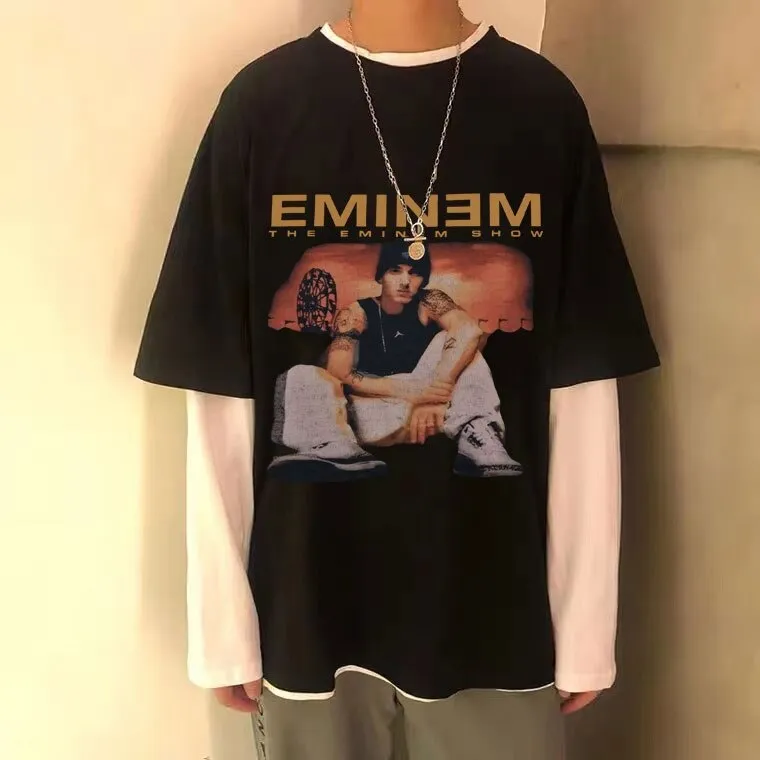 T shirt for men﹊┇ 2021 New Eminem Eu Tour 90s Hip Hop Rap Promo Tshirt Mens Cotton Tshirt Summer Men Women Fashion Casual Tee Short Sleeve clothing short tshirt for men | T Shirt For Men﹊┇ 2021 New Eminem Eu Tour 90S Hip Hop Rap Promo Tshirt Mens Cotton Tshirt Summer Men Women Fashion Casual Tee Short Sleeve Clothing Short Tshirt For Men |