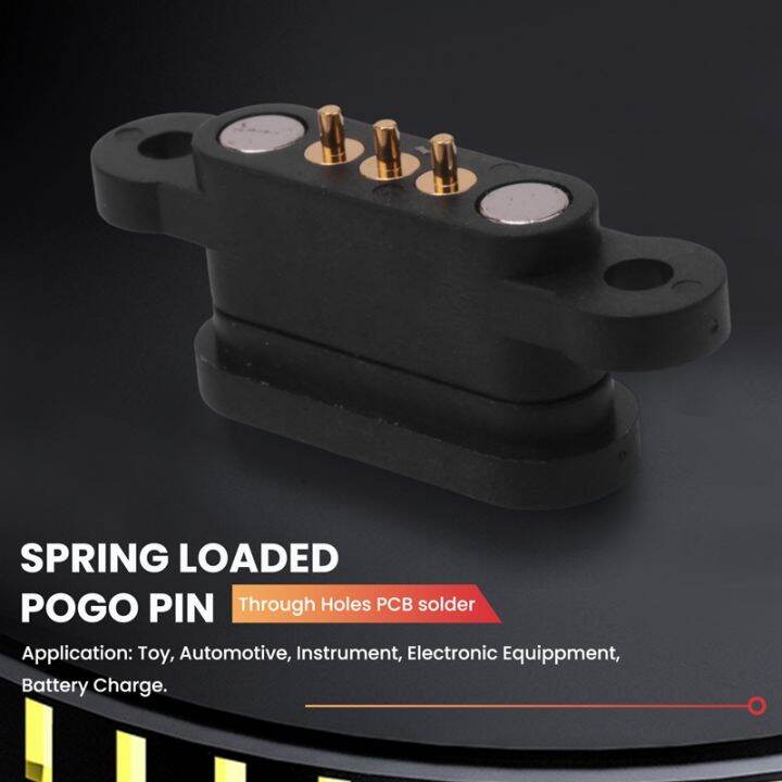 5-pairs-spring-loaded-magnetic-pogo-pin-connector-3-positions-magnets-pitch-2-3mm-through-holes-male-female-probe