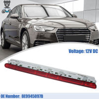 3rd Led ไฟเตือนหลอดไฟท้ายไฟเบรกติดตั้งสูงใช้ได้กับ Audi A4 Avant Wagon 2005-08