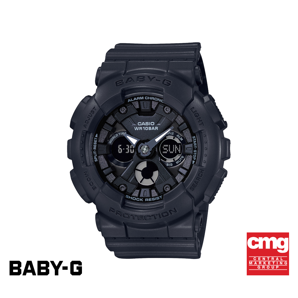 [ของแท้] CASIO นาฬิกาข้อมือผู้หญิง BABY-G รุ่น BA-130-1ADR นาฬิกา นาฬิกาข้อมือ นาฬิกากันน้ำ สายเรซิ่น