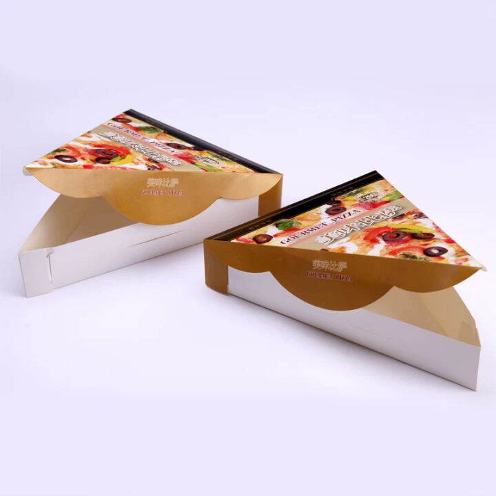 Triangle pizza box pizza carton pizza packing box pizza box pizza box