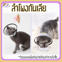 ลำโพงกันเลีย ลำโพงสุนัข ปลอกคอกันเลีย elizabeth collar [ลำโพง]