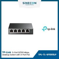 มีบริการส่งด่วนภายในวัน - TP-Link รุ่น TL-SF1005LP 5-Port 10/100Mbps Desktop Switch with 4-Port PoE+ By Sinecon