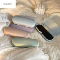 ENDPOINTS กันน้ำกันน้ำได้ กล่องแว่นกันแดดพลาสติก ป้องกันรอยขีดข่วน สีทึบทึบ แบบพกพาได้ น้ำหนักเบามาก หญิง/ชาย