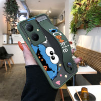 พร้อม Y78เคสสำหรับ Vivo โทรศัพท์ Y78 5G + 5G กันกระแทกด้านหลังเคสลายการ์ตูน Sesame Street เคสใส่โทรศัพท์ขอบนิ่มฝาครอบป้องกันเลนส์เต็มรูปแบบเคสโทรศัพท์บางเฉียบ