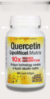 Natural Factors, Quercetin LipoMicel Matrix, 60 soft-filled liquid capsules. (No.611)