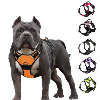 New Big Dog Harness Vest Reflective Adjustable Chest Strap Training s Harnesses No Pull for Small Medium Large Dogs Stuff