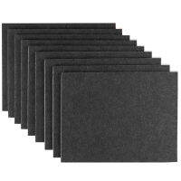 9 Pieces 8 inch x 6 inch x 1/5 inch Furniture Felt Pads Self Adhesive, Cuttable Felt Chair Pads, Anti Scratch Floor