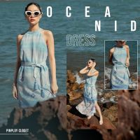 OCEAN Long Dress - PINPLOY CLOSET (พร้อมส่ง)