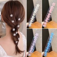 【jw】▼  10PCS/Lot  Hair Claws Small Flowers Metal Wedding Bridal Headwear Accessories