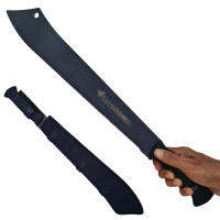 มีดเดินป่า มีดมาเชเต้ Machete B18 ขนาดยาว 22.3 นิ้ว (56.7 ซม.) ปลายตัดพร้อมซองไนล่อนสำหรับเก็บมีด