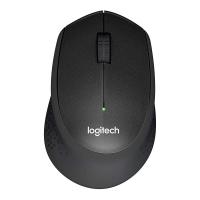 【สินค้าออกใหม่✨Logitech เมาส์เงียบเมาส์ไร้สาย M330,เมาส์ DPI ออปติคอล1000ความ USB 2.4กิกะเฮิร์ตซ์สำหรับบ้านสำนักงาน