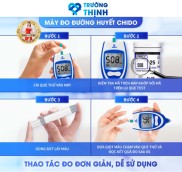 Máy đo đường huyết Chido GML-79 tặng kèm 50 que test và 50 kim lấy máu -