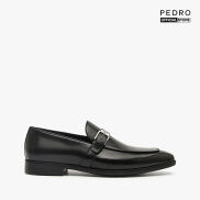 PEDRO - Giày tây nam mũi vuông phối khóa kim loại sang trọng PM1-46380058
