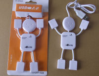 โน้ตบุ๊คแท็บเล็ตฮับ Usb คอมพิวเตอร์ฮับตัวแยกหนึ่งสำหรับสี่ฮับหุ่นยนต์แยกขยาย