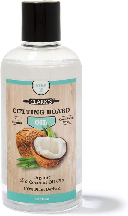 CLARK'S Coconut Cutting Board Wax, Contains No Mineral Oil