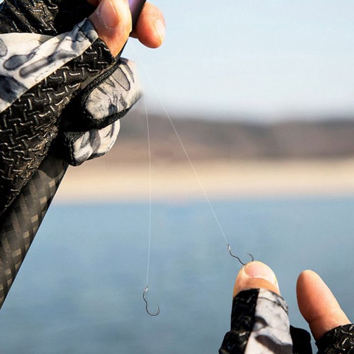 unlawful-5pair-pack-เหล็กกล้าคาร์บอนสูง-เบ็ดตกปลาคู่-คมคมหนาม-ป้องกันการลื่น-อุปกรณ์ตกปลาแท็กเกิล-กีฬานอกสถานที่-เบ็ดตกปลาพลิกอัตโนมัติ-อุปกรณ์ตกปลาคาร์พ