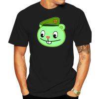 Flippy The Happy Tree Friends เสื้อยืดการ์ตูนยี่ห้อ2023คลาสสิกสำหรับคุณภาพสูงเสื้อคอกลมแขนลำลองขาสั้นแฟชั่นพิมพ์ลาย100%