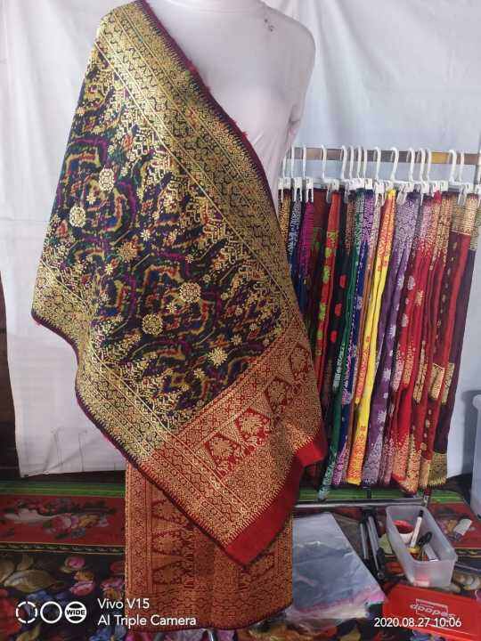 Kain Songket Palembang Set Selendang Lazada Indonesia 