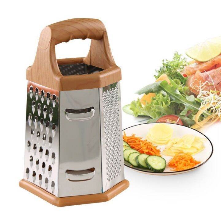 ที่ขูดสไลด์ผัก-6-เหลี่ยม-ใช้สำหรับสไลด์ผักหรือผลไม้-6sided-vegetable-grater-มี-6-มุมในการใช้-สามารถใช้งานได้หลากหลายตามวัตถุดิบ