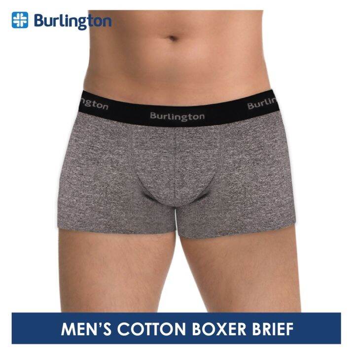 Burlington Men's Boxer Brief CottonRich Underwear 1 Piece OGTMBBC1