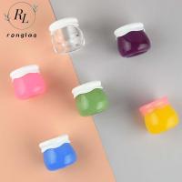 RONGLA ภาชนะบรรจุอะคริลิคเครื่องสำอาง10G สำหรับเดินทางทรงผลไม้พกพาสะดวกน่ารักโหลขวดโลชั่นแบบเติมได้ขวดครีมทาหน้า