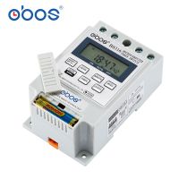 Obos Kg316 25a ไมโครคอมพิวเตอร์อัจฉริยะสามารถตั้งโปรแกรมได้ตัวจับเวลาอิเล็กทรอนิกส์ควบคุมนาฬิกาจับเวลา Dc12v Ac220v