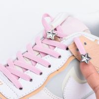 Elastic Shoe Laces Without Ties Flat Shoelaces Man And Woman For Sneakers Lazy Shoes Lace Diamond Star Lock Accessories