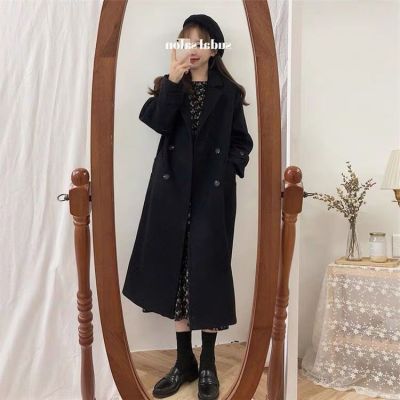 [COD] woolen coat womens mid-length 2020 winter new Korean style thickened