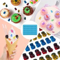 【CW】 Kawaii Jelly Trays Silicone Forms With A Dropper Nonstick Food Mould Rubber Chocolate Maker