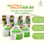 Gạo Ngỗng ST25 ngon sạch - Gạo Sinh Thái Ruộng Rươi, Tôm 3kg