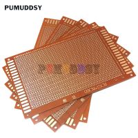 ":{} 2Piece 9X15 9*15Cm Single Side Prototype PCB Universal Board Experimental Bakelite Copper Plate Circuirt Board Yellow