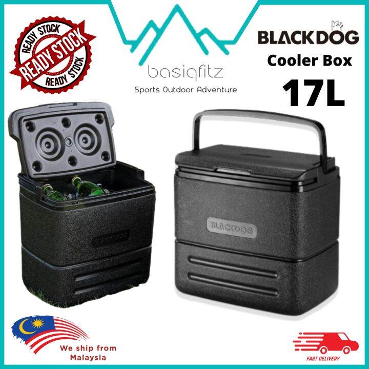 17L Outdoor Camping BlackDog Cooler Box Picnic Storage Hiking Food