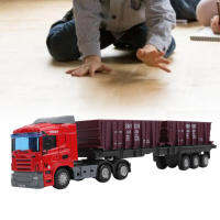 【COD】Carrier Vehicle CCar Model 1:48รถเข็นขนของCarrierของเล่นรูปรถPull‑Backสูงจำลองรถเด็กของเล่นสีแดง (โคลนรถบรรทุกขนส่ง)