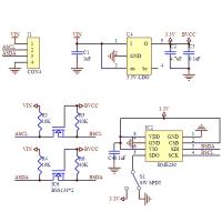 โมดูลเซนเซอร์วัดอุณหภูมิความชื้นดิจิตอล bme 280 i 2 c spi 1 . 8 v