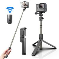 L03แบบพกพาไร้สายบลูทูธ S Elfie ติดกับขาตั้งกล้องยืดพับ Monopod สำหรับ IOS A Ndroid 12 Pro กล้อง