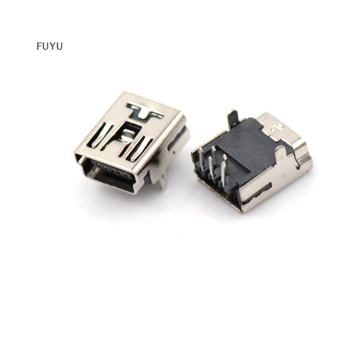 fuyu-10pcs-mini-usb-female-5-pin-type-b-มุมขวา-pcb-socket-connector-2ขา-diy