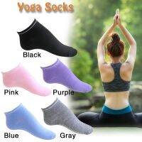 Free Shipping Cotton Black White Gray Blue Purple Pink Yoga Sports Anti-slip Socks Unisex Candy Socks Yoga Socks